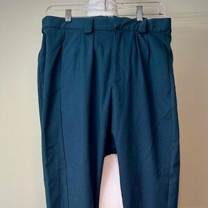 Straight Leg Trousers in Blue by Free People (S)